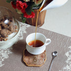 Agate Zodiac Coaster Capricorn-Brown