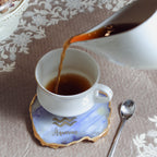 Agate Zodiac Coaster Aquarius-Blue