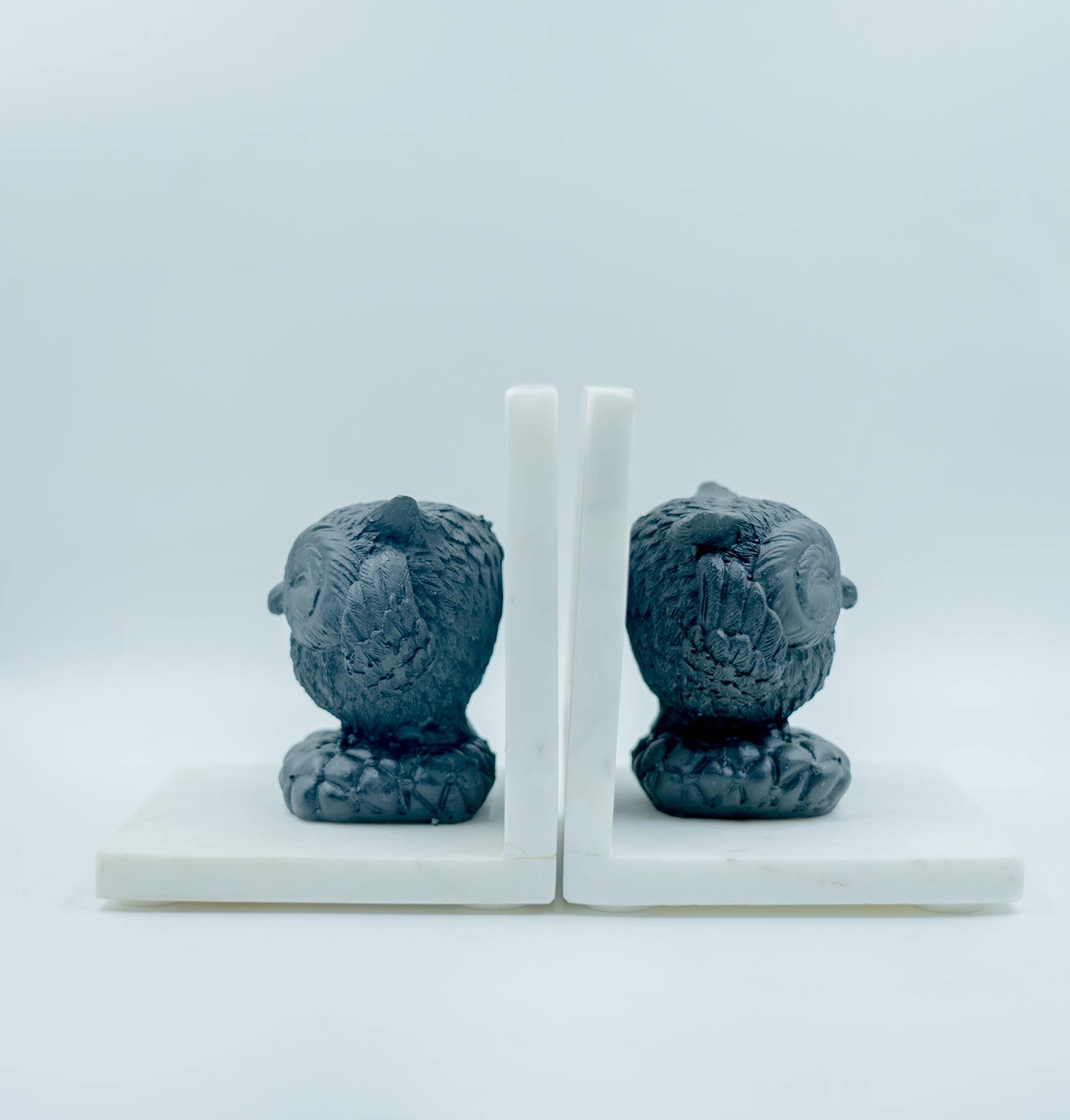 Marble Owl Bookend
