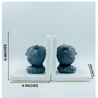 Marble Owl Bookend