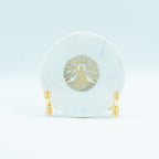 Budha Tree Marble Metal Showpeice