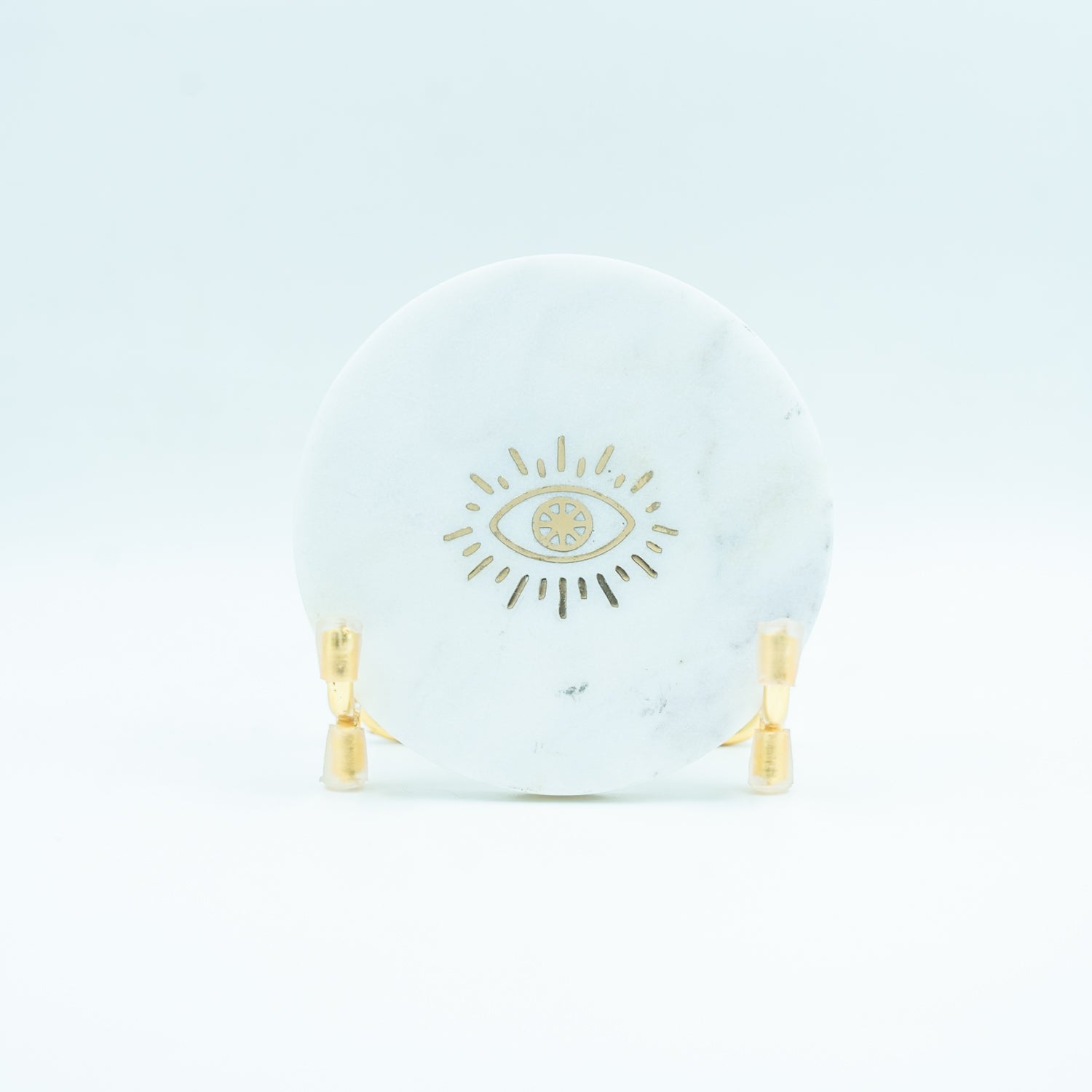 Evil Eye Marble Metal Showpeice