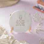 Guru Ji Mantra Marble Metal Showpeice