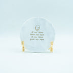 Guru Ji Mantra Marble Metal Showpeice