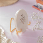 Ik Onkar Mantra Marble Metal Showpeice