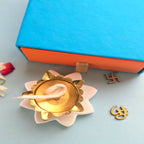 Marble Star Shape Diya