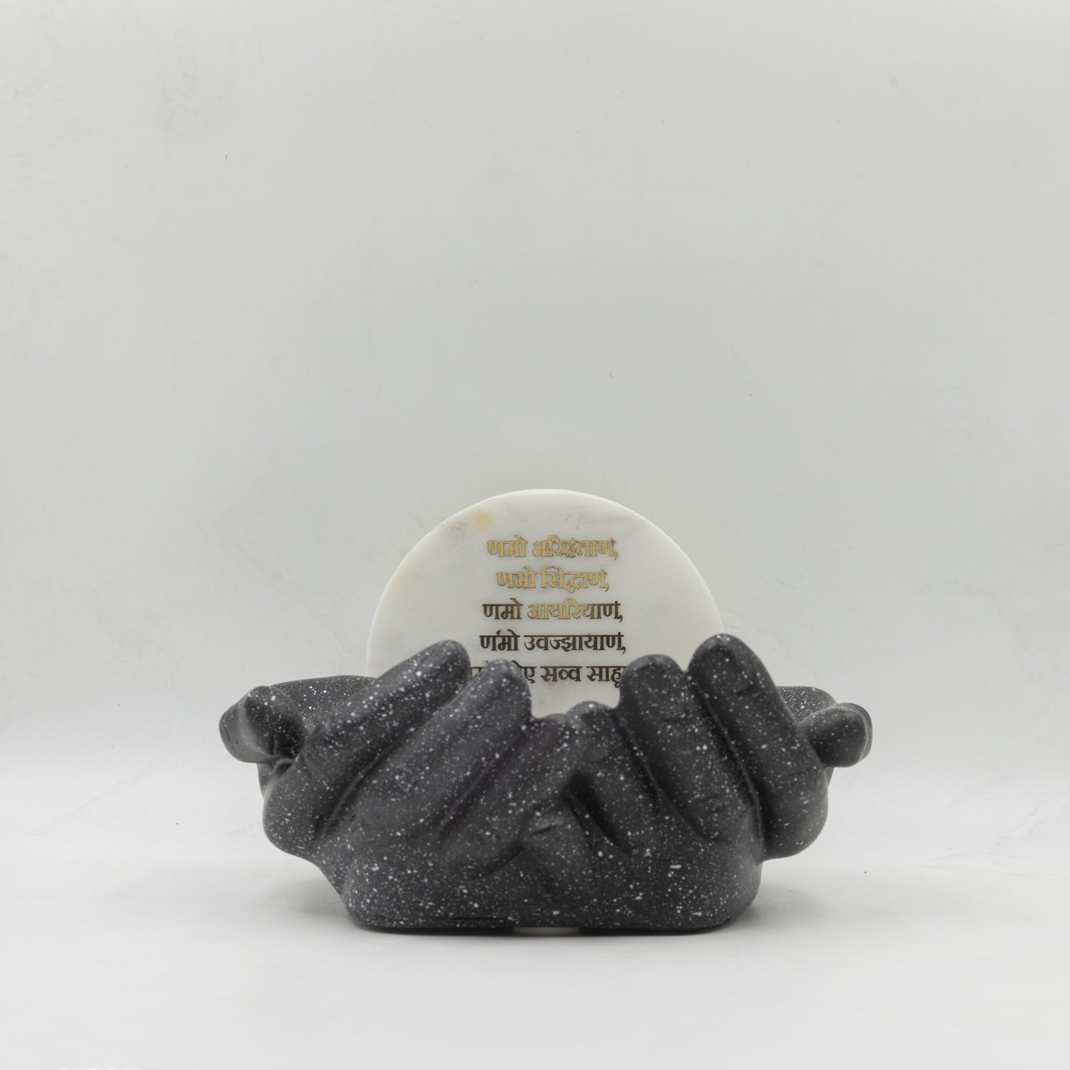 Marble Namokar Mantra Hand Urli