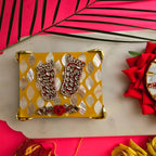 Yellow MOP Laxmi Charan Paduka