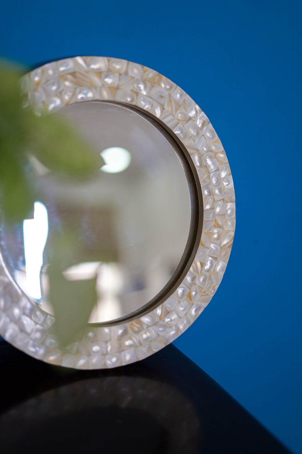 Mother of Pearl Mirror Wall Décor Round