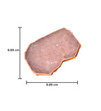Rose Quartz Coaster Rose Gold Plated Set of 4