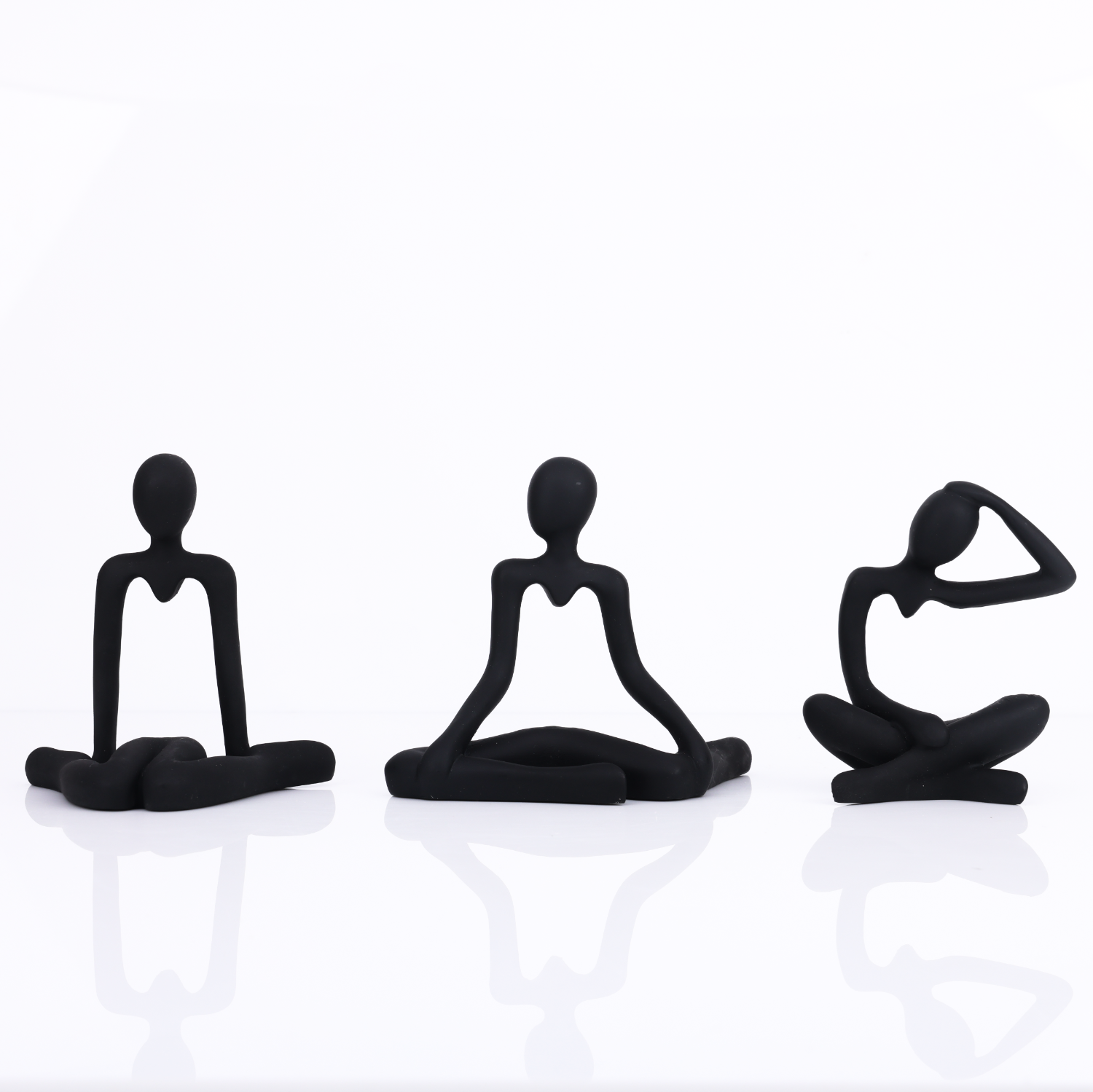 Black Thinker Statue Novelty Showpeice