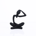Black Thinker Statue Novelty Showpeice