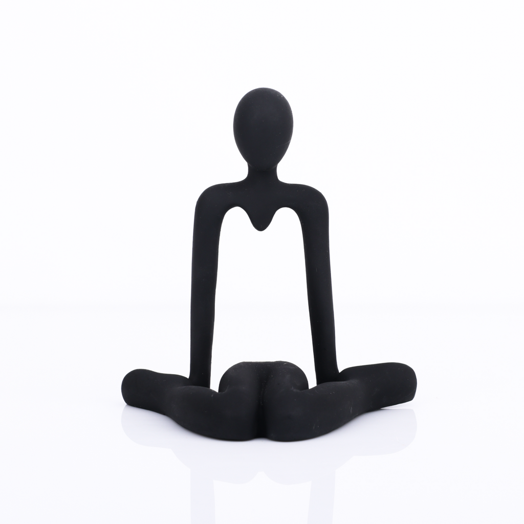 Black Thinker Statue Novelty Showpeice