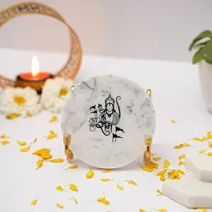 Mantra Metal Holder with Marble