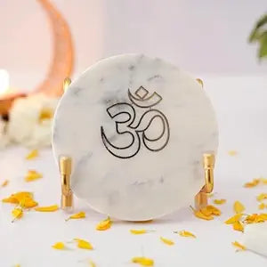 Mantra Metal Holder with Marble